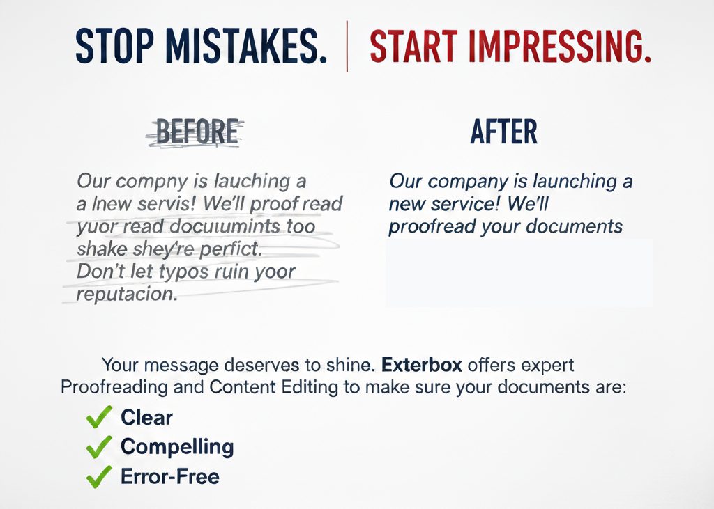 Proof Reading services